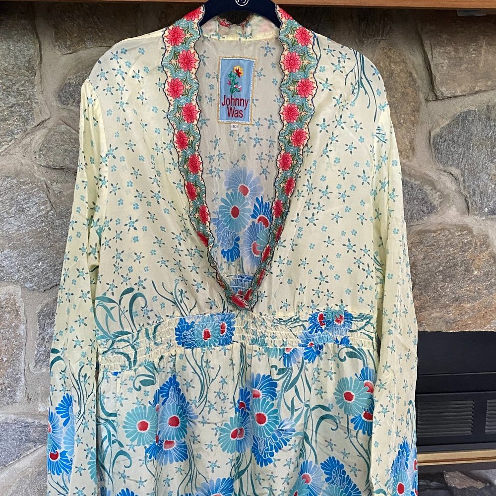 Johnny Was Silk Tunic